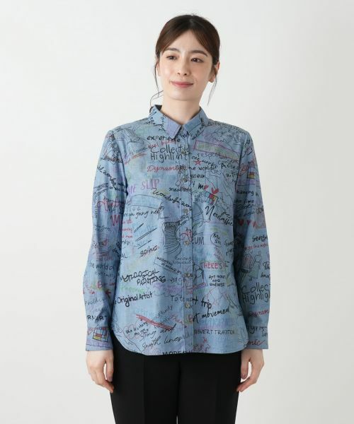 Leilian / レリアン シャツ・ブラウス | プリントブラウス | 詳細4
