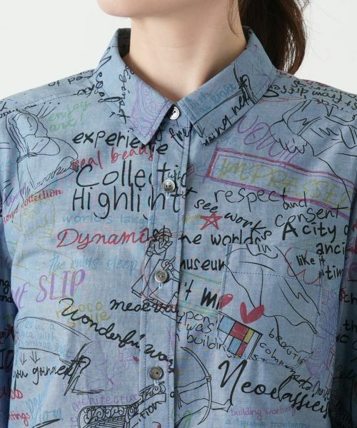 Leilian / レリアン シャツ・ブラウス | プリントブラウス | 詳細7