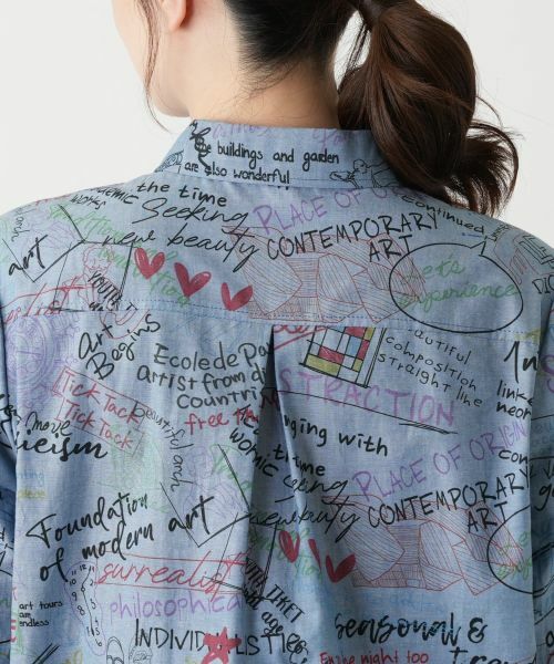 Leilian / レリアン シャツ・ブラウス | プリントブラウス | 詳細8