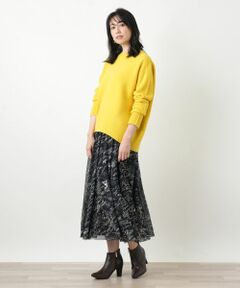 Leilian / レリアン ロング・マキシ丈スカート | プリントフレアスカート