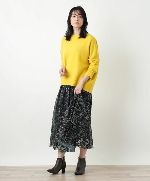 Leilian / レリアン ロング・マキシ丈スカート | プリントフレアスカート | 詳細1