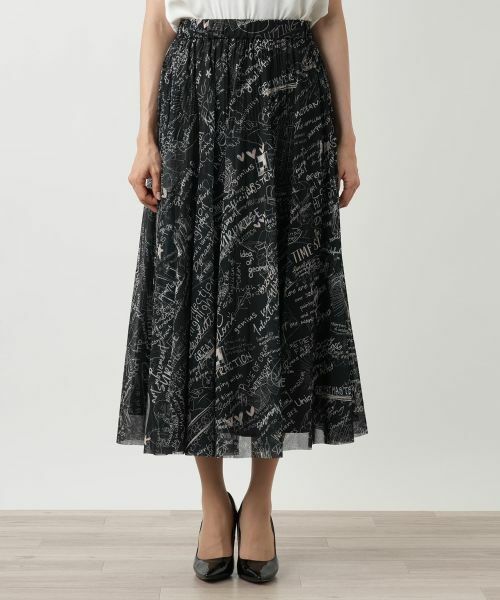Leilian / レリアン ロング・マキシ丈スカート | プリントフレアスカート | 詳細14