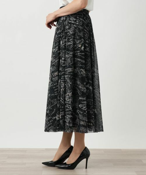 Leilian / レリアン ロング・マキシ丈スカート | プリントフレアスカート | 詳細15