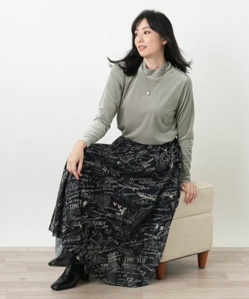 Leilian / レリアン ロング・マキシ丈スカート | プリントフレアスカート | 詳細7