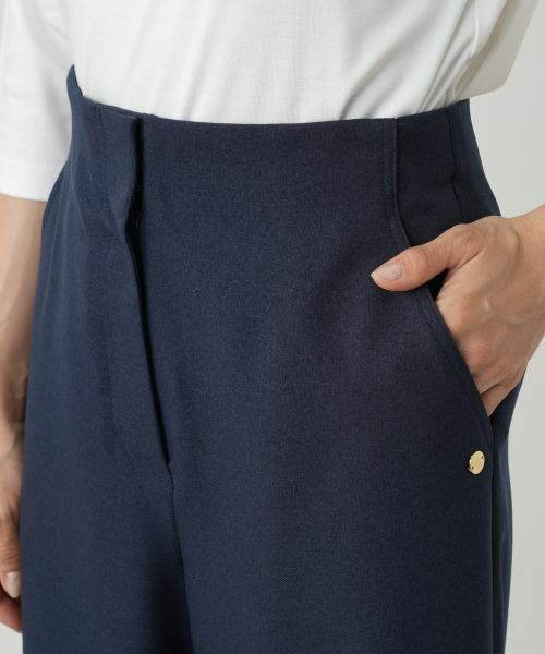 Leilian / レリアン その他パンツ | ロゴプレートワイドパンツ | 詳細10