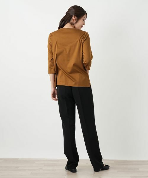 Leilian / レリアン カットソー | 刺繍七分袖カットソー | 詳細3