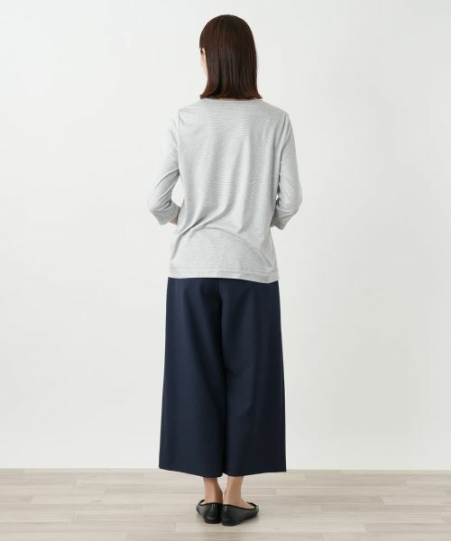 Leilian / レリアン カットソー | 刺繍クルーネックカットソー | 詳細6