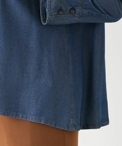 Leilian / レリアン シャツ・ブラウス | デニム風ブラウス | 詳細11