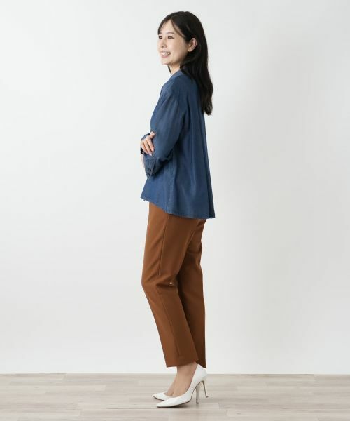 Leilian / レリアン シャツ・ブラウス | デニム風ブラウス | 詳細2