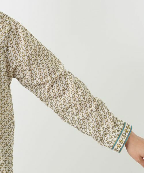 Leilian / レリアン シャツ・ブラウス | 幾何学柄ブラウス | 詳細12