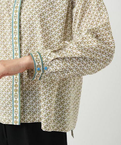 Leilian / レリアン シャツ・ブラウス | 幾何学柄ブラウス | 詳細13