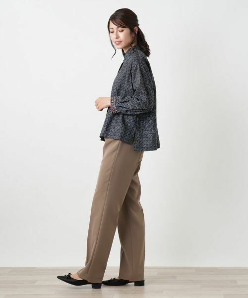 Leilian / レリアン シャツ・ブラウス | 幾何学柄ブラウス | 詳細2