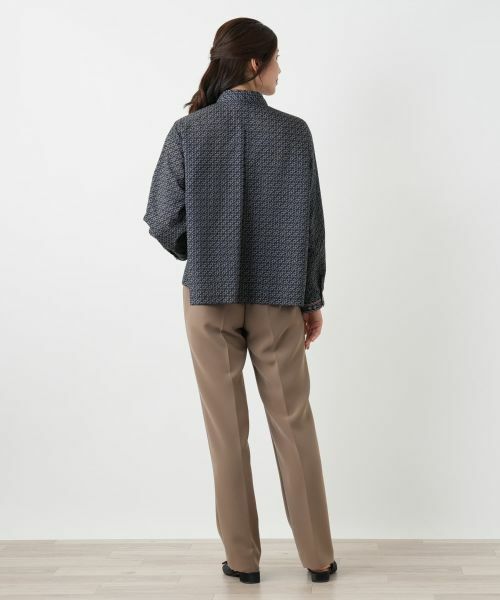 Leilian / レリアン シャツ・ブラウス | 幾何学柄ブラウス | 詳細3