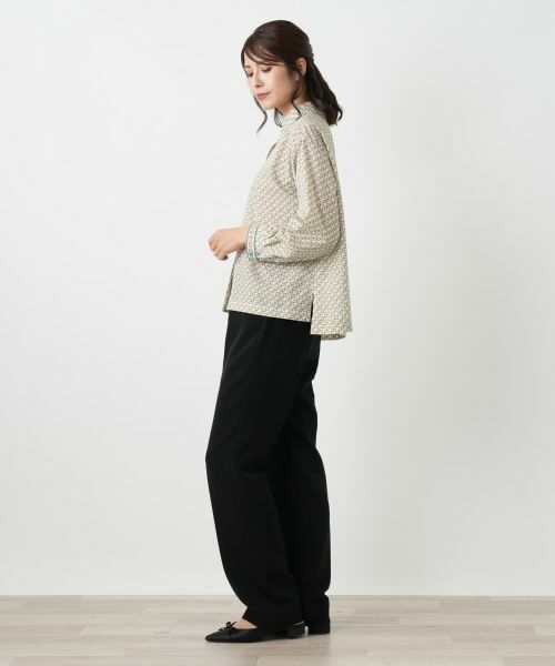 Leilian / レリアン シャツ・ブラウス | 幾何学柄ブラウス | 詳細5