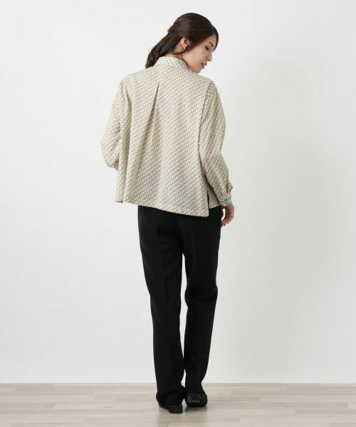 Leilian / レリアン シャツ・ブラウス | 幾何学柄ブラウス | 詳細6