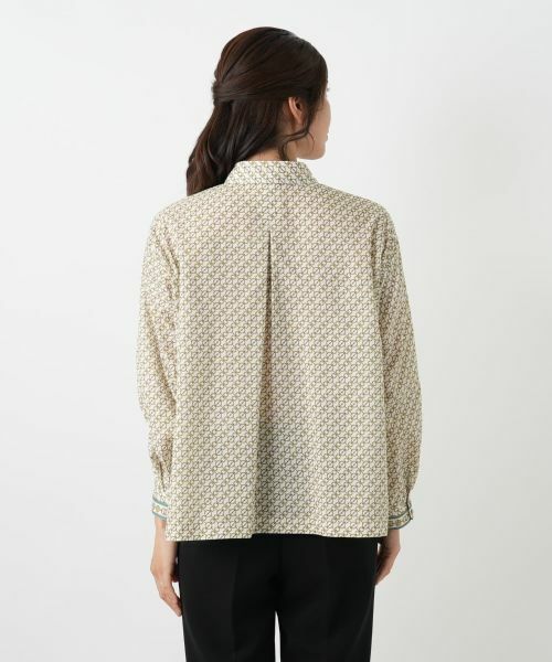 Leilian / レリアン シャツ・ブラウス | 幾何学柄ブラウス | 詳細9