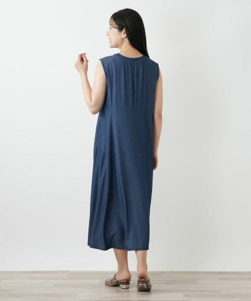 Leilian / レリアン ロング・マキシ丈ワンピース | 洗えるジャンパースカート | 詳細3