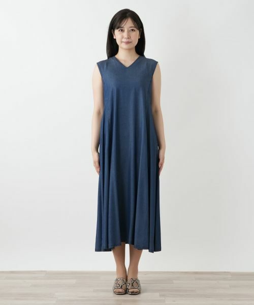 Leilian / レリアン ロング・マキシ丈ワンピース | 洗えるジャンパースカート | 詳細4