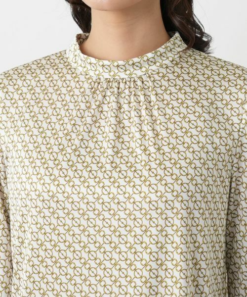 Leilian / レリアン カットソー | プリントスタンドカラーカットソー | 詳細10