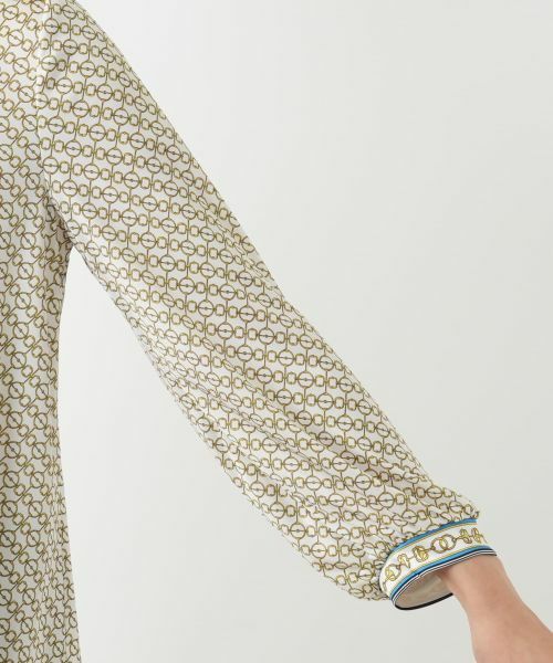 Leilian / レリアン カットソー | プリントスタンドカラーカットソー | 詳細12