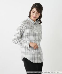 Leilian / レリアン シャツ・ブラウス | チェックブラウス【Leilian WHITE LABEL】