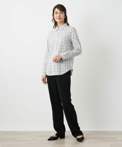 Leilian / レリアン シャツ・ブラウス | チェックブラウス【Leilian WHITE LABEL】 | 詳細1