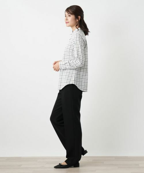 Leilian / レリアン シャツ・ブラウス | チェックブラウス【Leilian WHITE LABEL】 | 詳細2