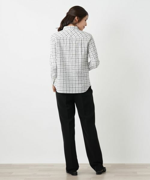 Leilian / レリアン シャツ・ブラウス | チェックブラウス【Leilian WHITE LABEL】 | 詳細3