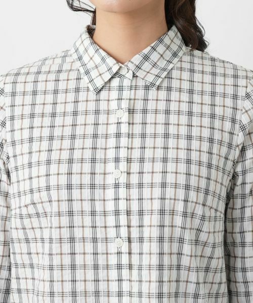 Leilian / レリアン シャツ・ブラウス | チェックブラウス【Leilian WHITE LABEL】 | 詳細7