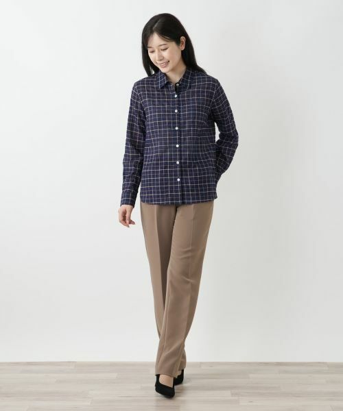 Leilian / レリアン シャツ・ブラウス | チェックブラウス【Leilian WHITE LABEL】 | 詳細1