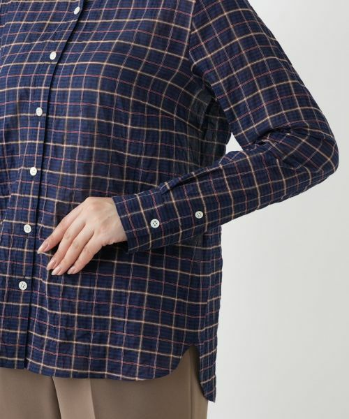 Leilian / レリアン シャツ・ブラウス | チェックブラウス【Leilian WHITE LABEL】 | 詳細10