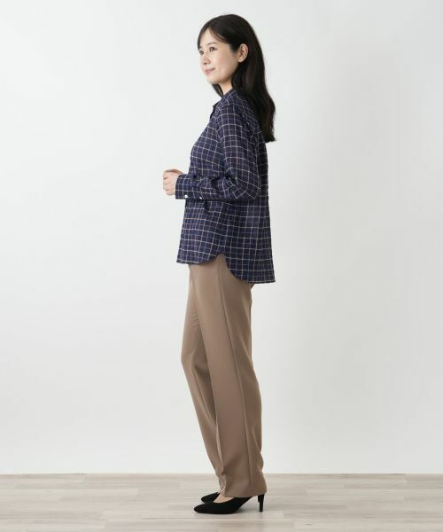 Leilian / レリアン シャツ・ブラウス | チェックブラウス【Leilian WHITE LABEL】 | 詳細2
