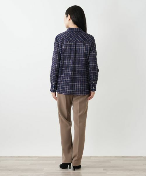 Leilian / レリアン シャツ・ブラウス | チェックブラウス【Leilian WHITE LABEL】 | 詳細3