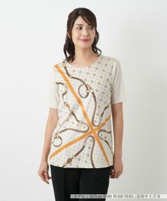 Leilian / レリアン Tシャツ | プリントカットソー