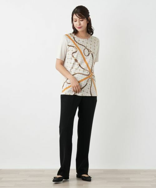 Leilian / レリアン Tシャツ | プリントカットソー | 詳細1