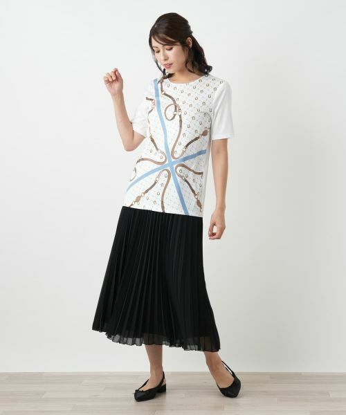 Leilian / レリアン Tシャツ | プリントカットソー | 詳細4