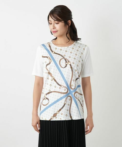 Leilian / レリアン Tシャツ | プリントカットソー | 詳細7