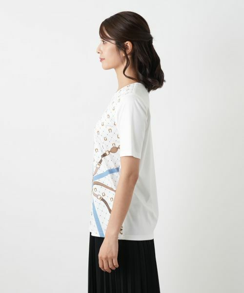 Leilian / レリアン Tシャツ | プリントカットソー | 詳細8