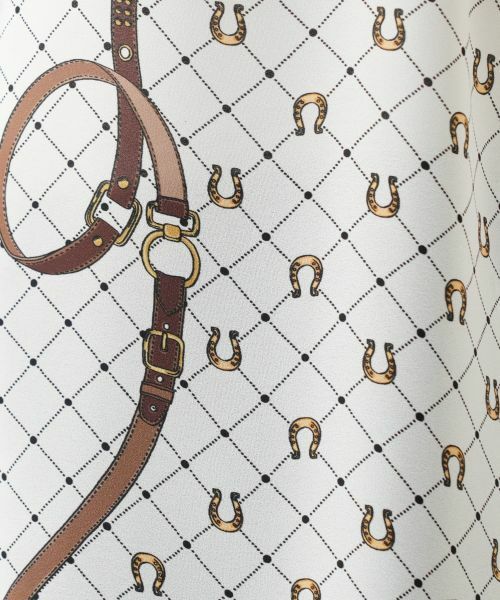 Leilian / レリアン シャツ・ブラウス | プリント切り替えブラウス | 詳細12