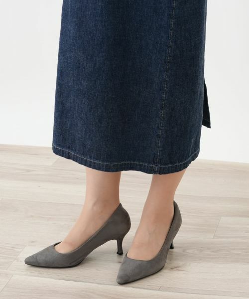 Leilian / レリアン ロング・マキシ丈ワンピース | デニムジャンパースカート【L JEANS】 | 詳細12