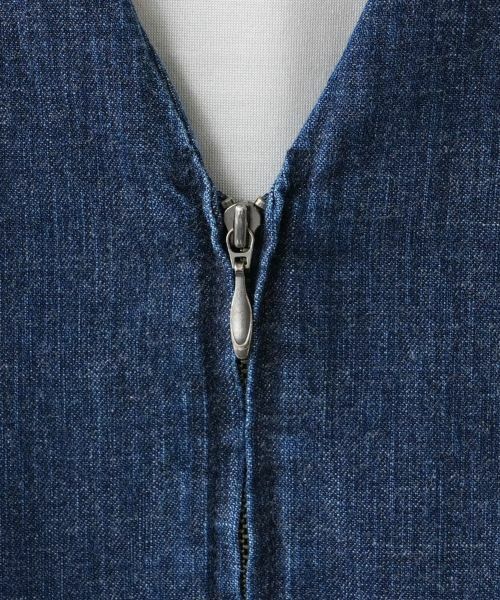 Leilian / レリアン ロング・マキシ丈ワンピース | デニムジャンパースカート【L JEANS】 | 詳細9