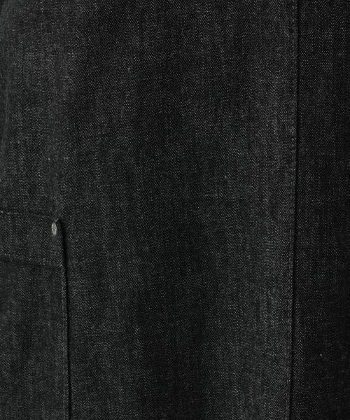 Leilian / レリアン ロング・マキシ丈ワンピース | ブラックデニムジャンパースカート【L JEANS】 | 詳細14