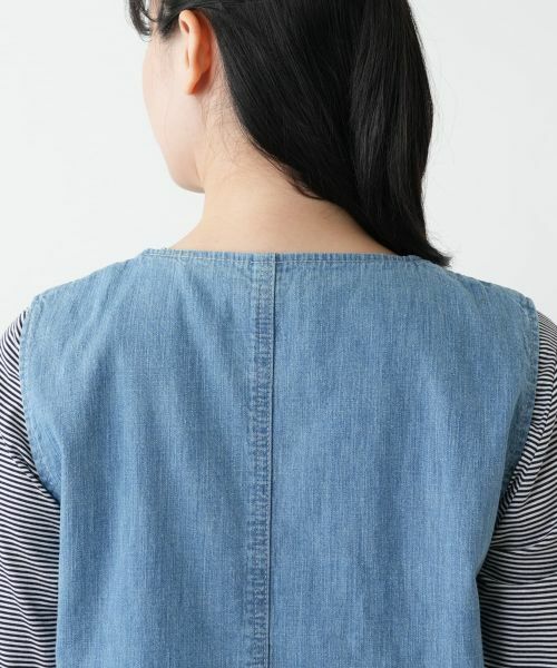 Leilian / レリアン テーラードジャケット | デニムベスト【L JEANS】 | 詳細8