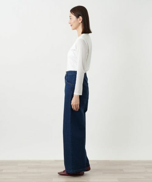 Leilian / レリアン デニムパンツ | ワイドデニムパンツ【L JEANS】 | 詳細2