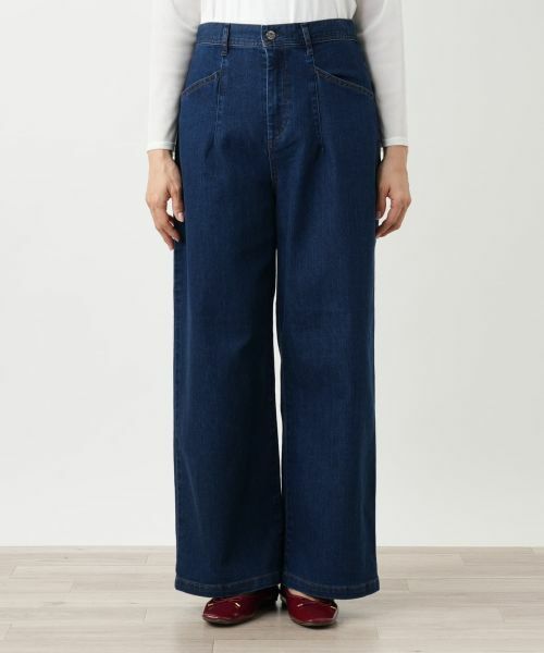Leilian / レリアン デニムパンツ | ワイドデニムパンツ【L JEANS】 | 詳細4