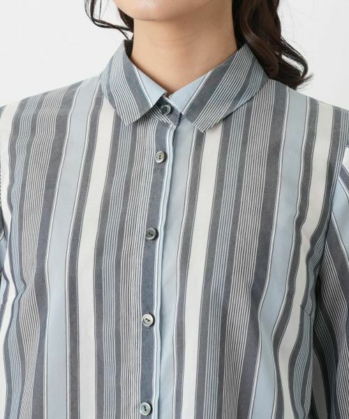 Leilian / レリアン シャツ・ブラウス | ストライプブラウス【Leilian WHITE LABEL】 | 詳細10