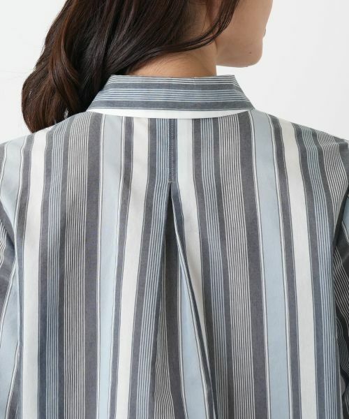 Leilian / レリアン シャツ・ブラウス | ストライプブラウス【Leilian WHITE LABEL】 | 詳細11