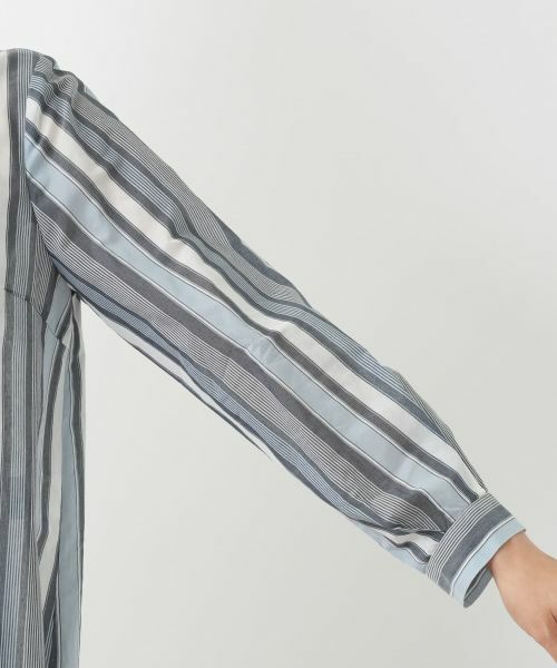 Leilian / レリアン シャツ・ブラウス | ストライプブラウス【Leilian WHITE LABEL】 | 詳細12