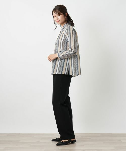 Leilian / レリアン シャツ・ブラウス | ストライプブラウス【Leilian WHITE LABEL】 | 詳細2