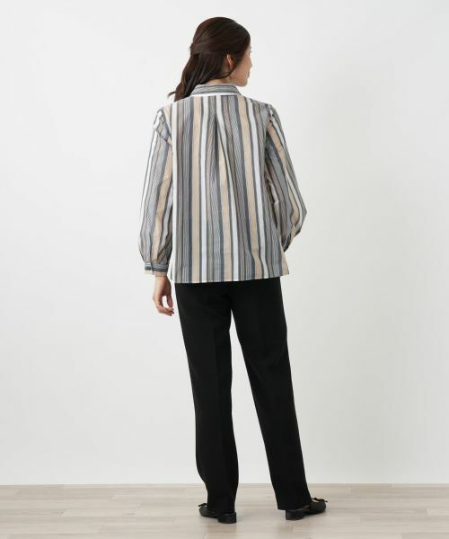 Leilian / レリアン シャツ・ブラウス | ストライプブラウス【Leilian WHITE LABEL】 | 詳細3